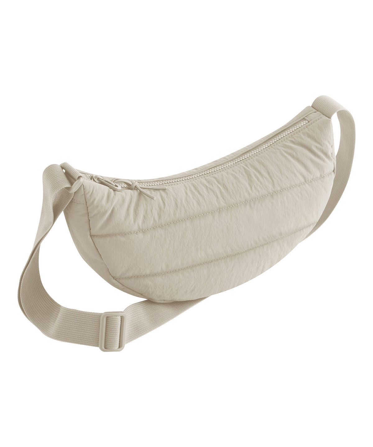 BagBase Quilted cross-body bag Natural Stone