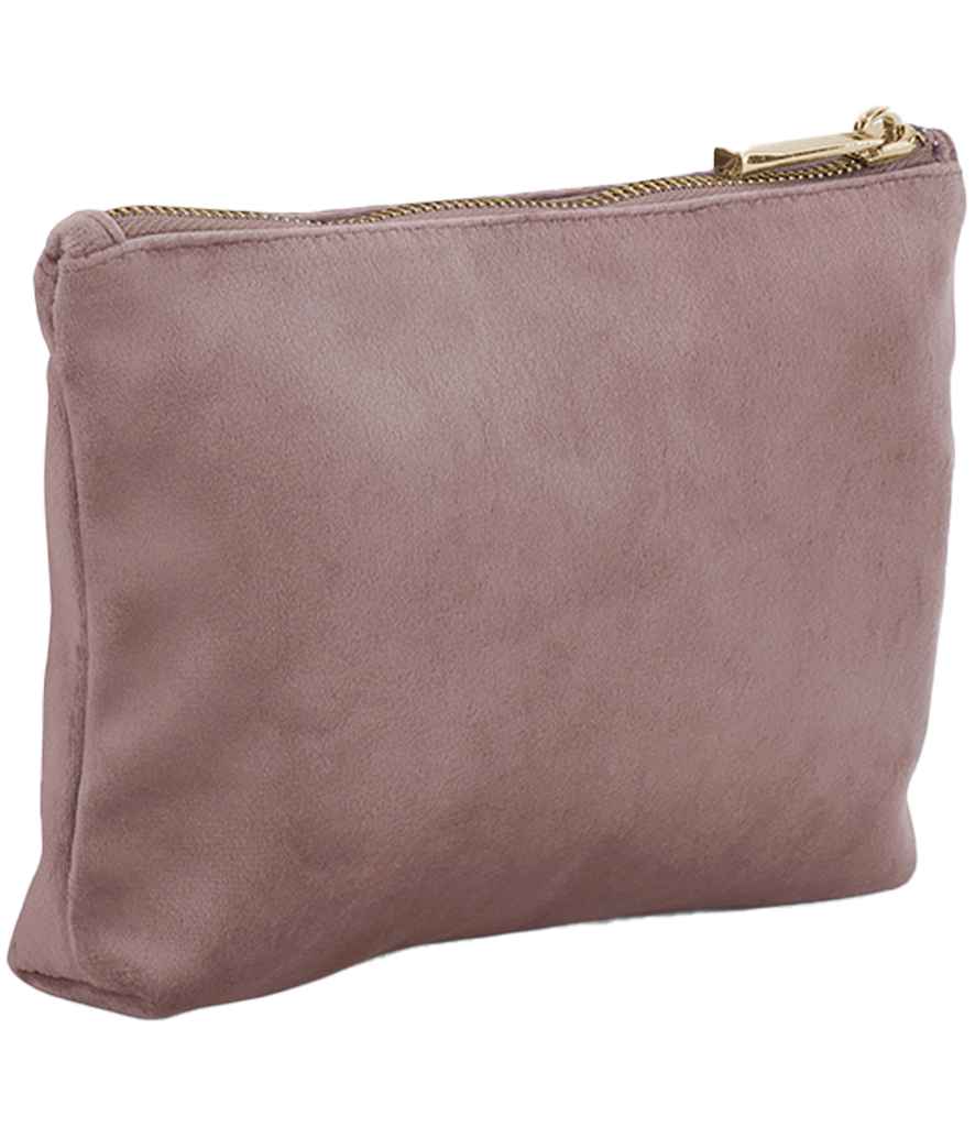BagBase BagBase Velvet Accessory Bag Rose Quartz