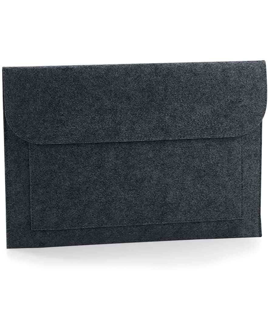 BagBase BagBase Felt Laptop/Document Slip Charcoal Melange