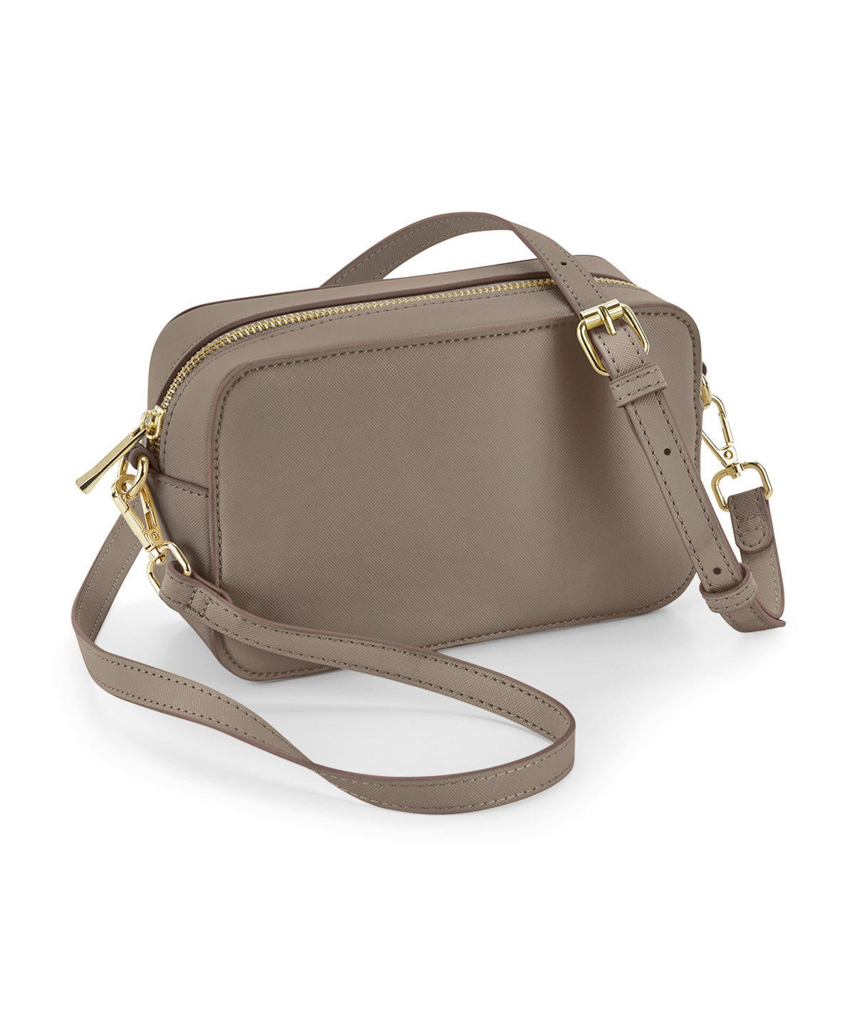BagBase Boutique structured cross body bag Taupe