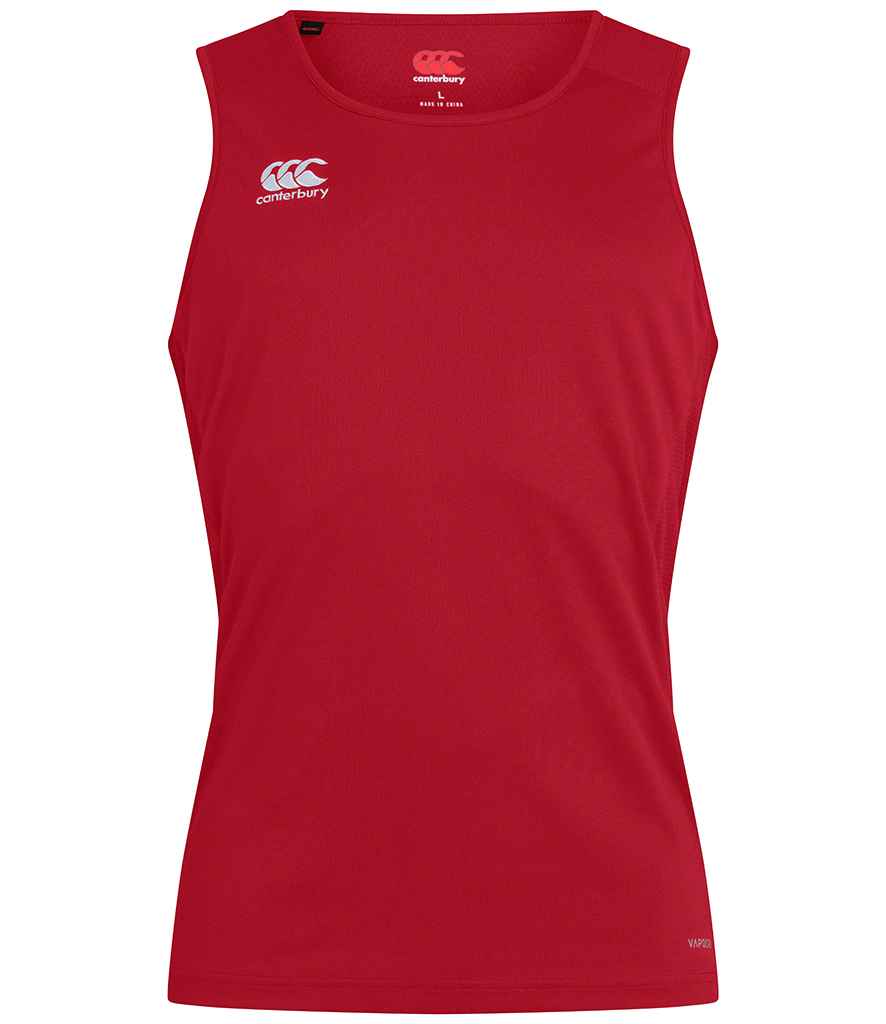 Canterbury Club Dry Singlet - Flag Red