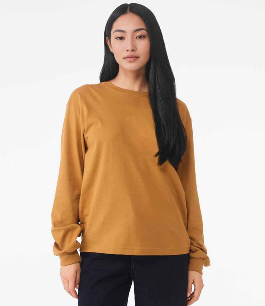 Bella+Canvas Canvas Unisex Heavyweight Long Sleeve Boxy T-Shirt Toast