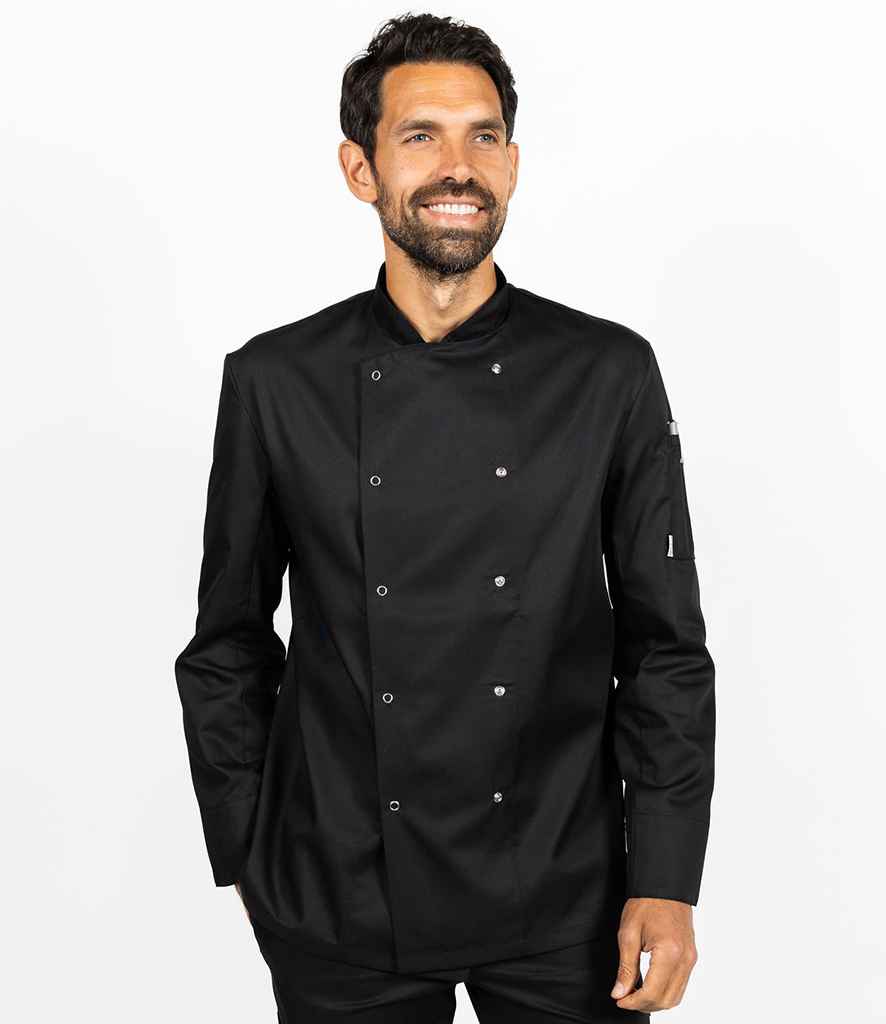 Dennys Long Sleeve Press Stud Chef's Jacket