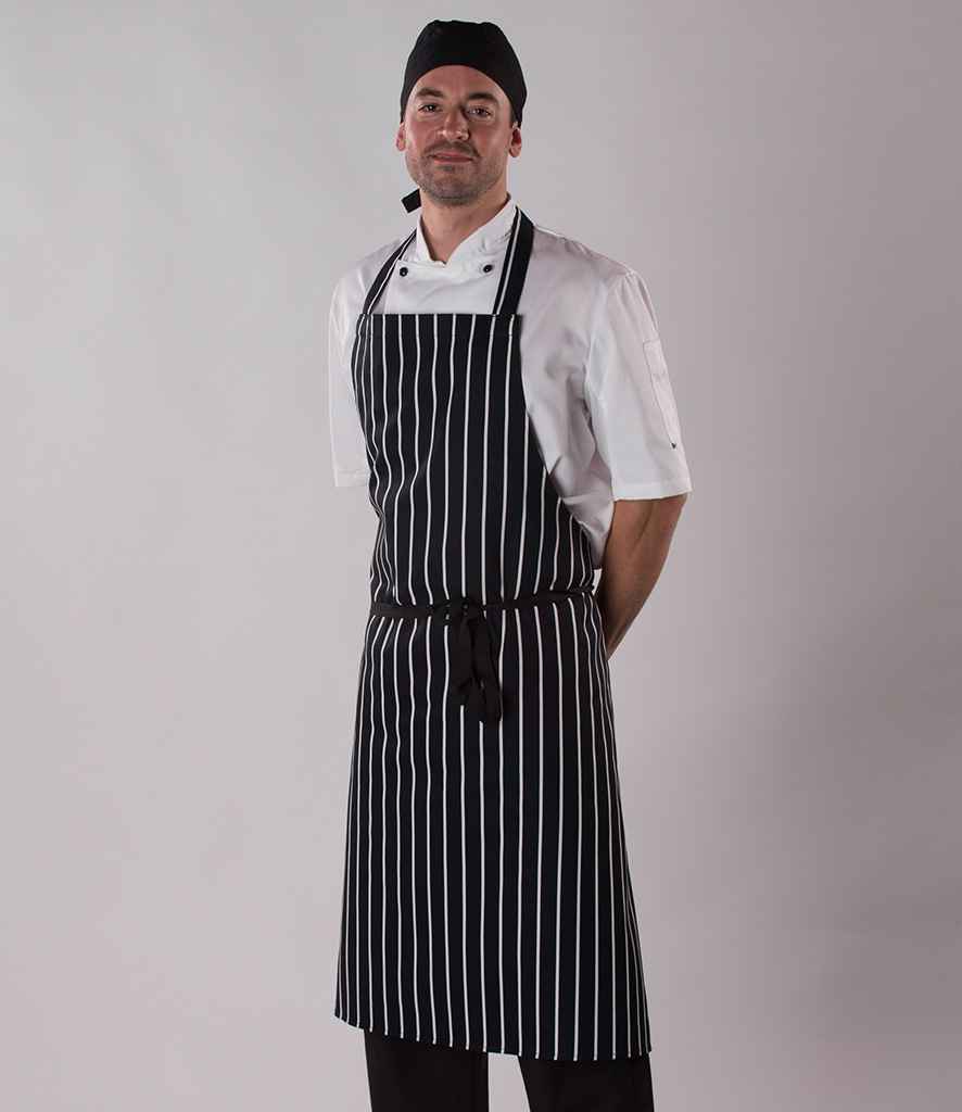 Dennys London Dennys Stripe Bib Apron