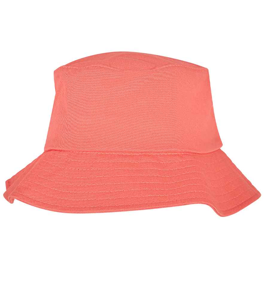 Flexfit / Yupoong Flexfit Cotton Twill Bucket Hat Spiced Coral