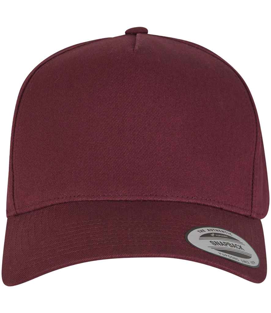 Flexfit / Yupoong Flexfit 5 Panel Curved Classic Snapback Cap Maroon