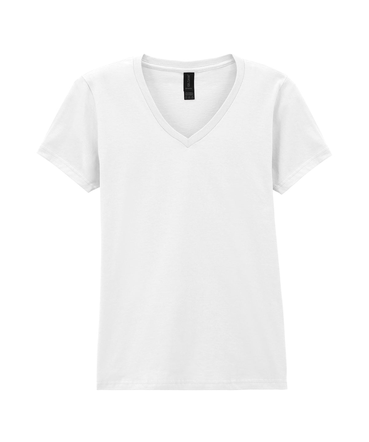 Gildan Softstyle™ women's v-neck t-shirt White
