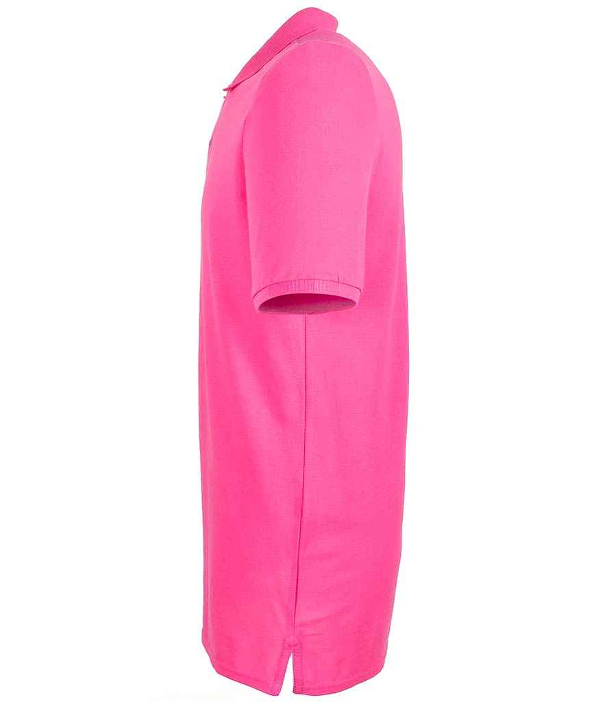 Henbury Henbury Modern Fit Cotton Piqué Polo Shirt Fuchsia