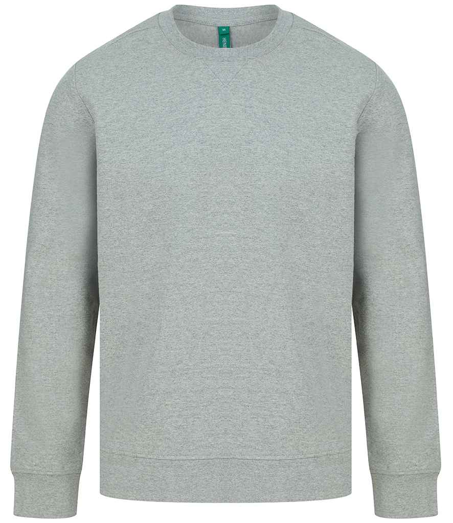 Henbury Henbury Unisex Sustainable Sweatshirt Heather Grey