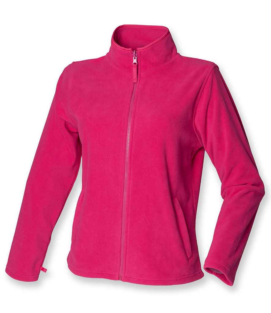 Henbury Henbury Ladies Micro Fleece Jacket Fuchsia
