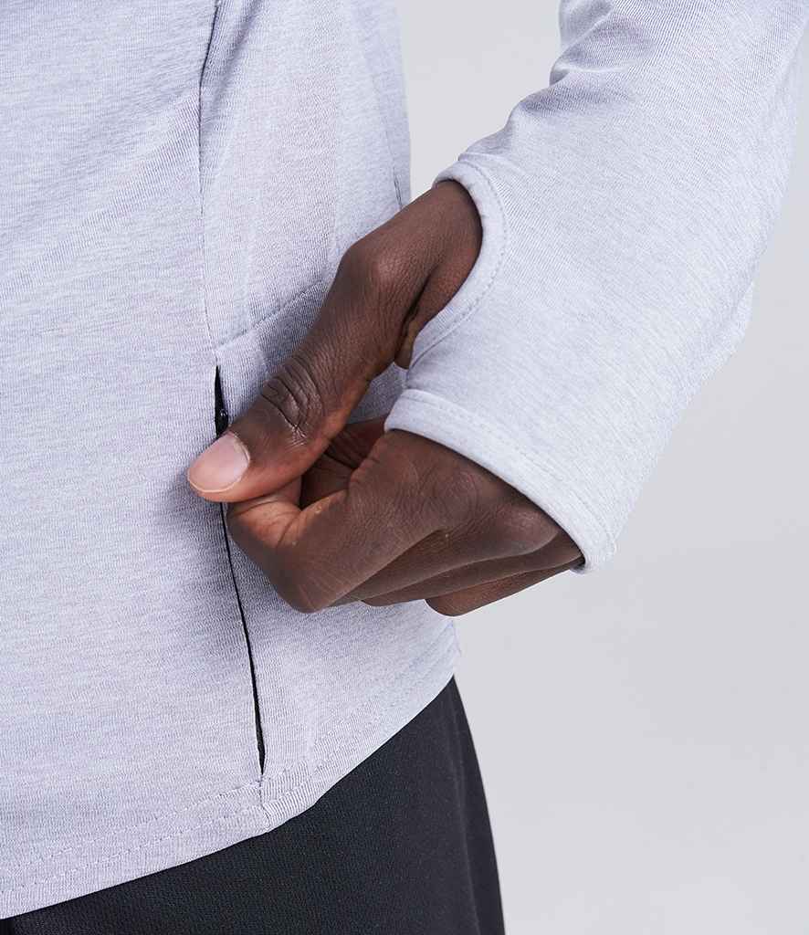 Just Cool AWDis Cool-Flex™ Half Zip Top Silver Grey