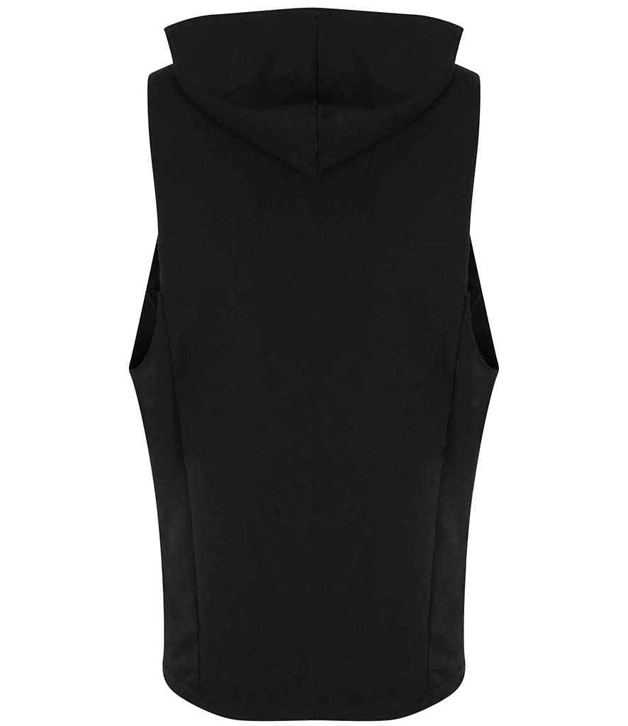 Just Cool AWDis Cool Urban Sleeveless Muscle Hoodie Jet Black