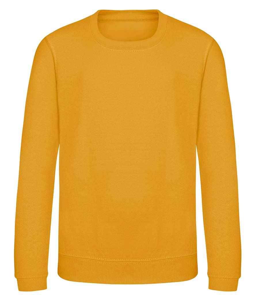 Just Hoods AWDis Kids Sweatshirt Mustard