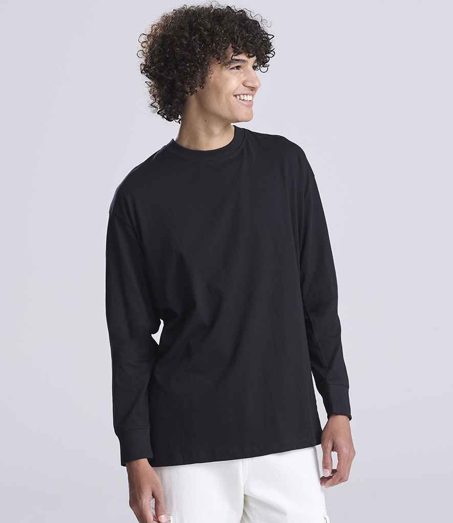 AWDis Unisex Oversize 100 Long Sleeve T-Shirt