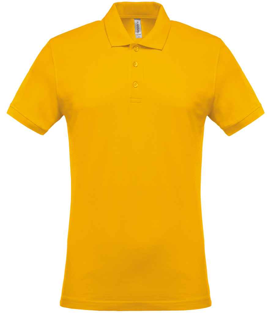 Kariban Kariban Short Sleeve Piqué Polo Shirt Yellow