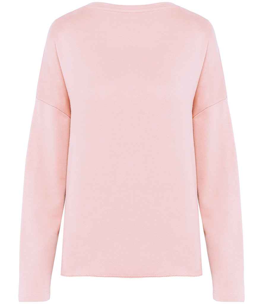 Kariban Kariban Ladies Oversized Sweatshirt Pale Pink