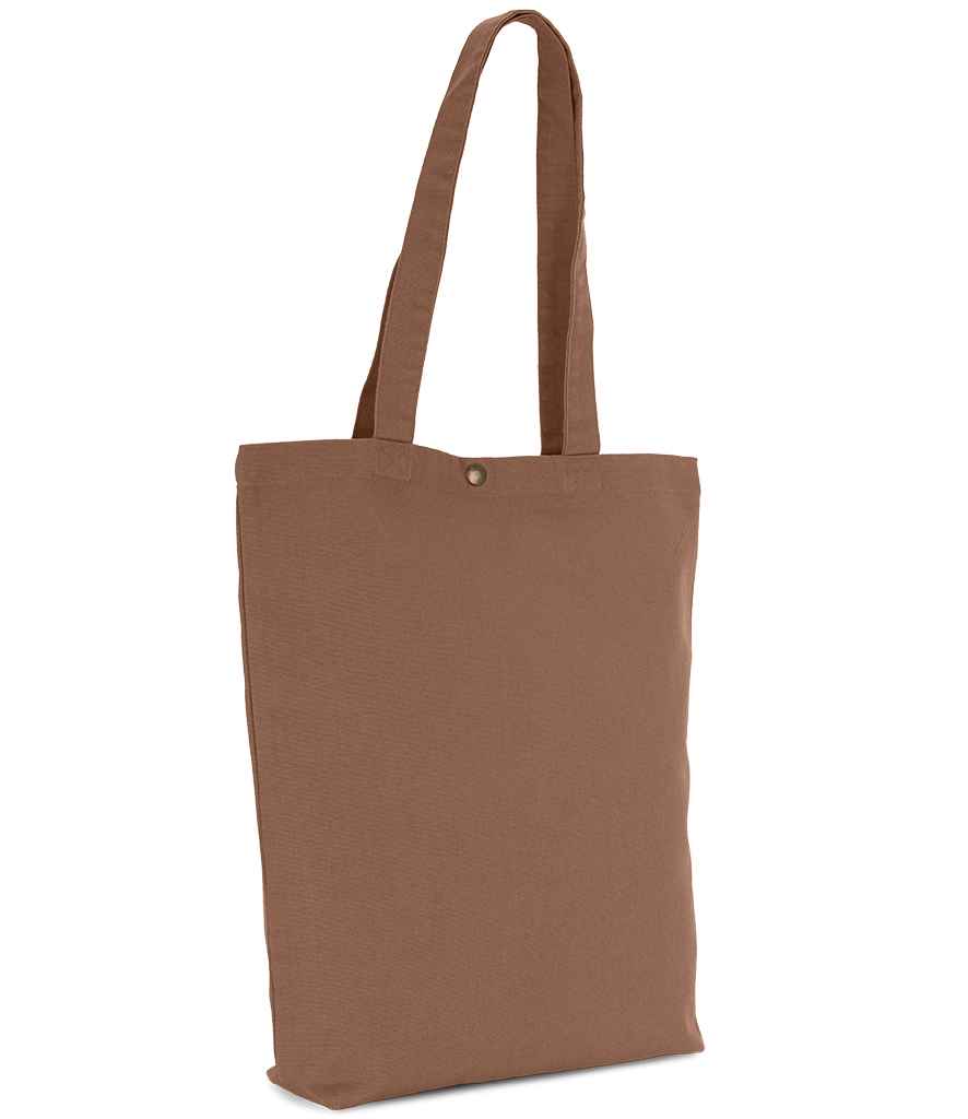 Kimood Kimood Washed Cotton Tote Bag Washed Russet