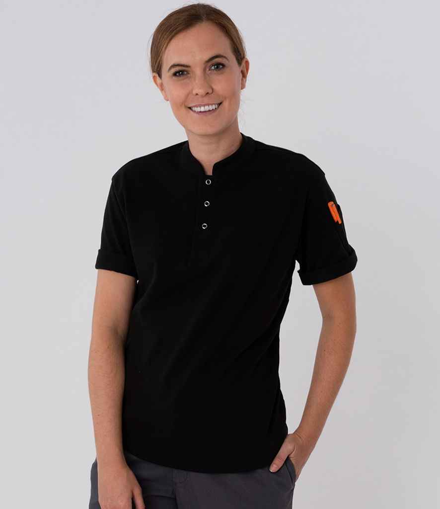 Le Chef Knitted Piqué Chef's Shirt - model image