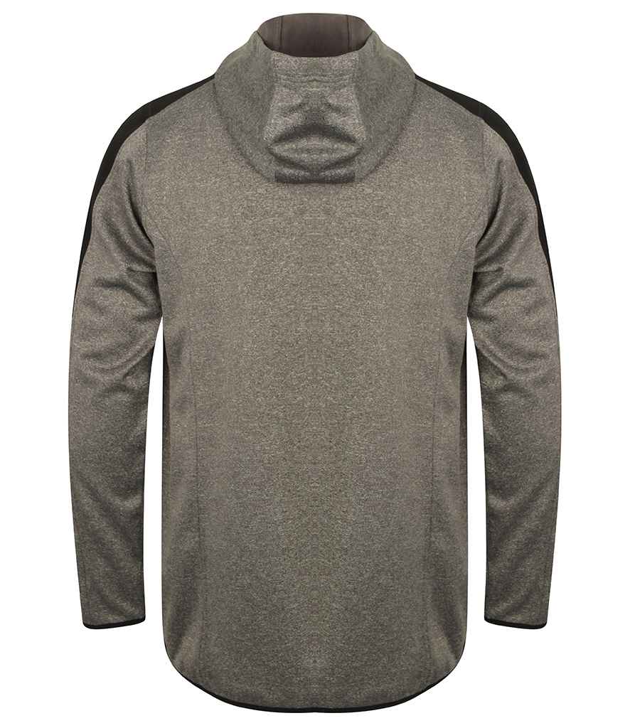 Finden & Hales Finden + Hales Active Soft Shell Jacket Dark Grey Marl/Black