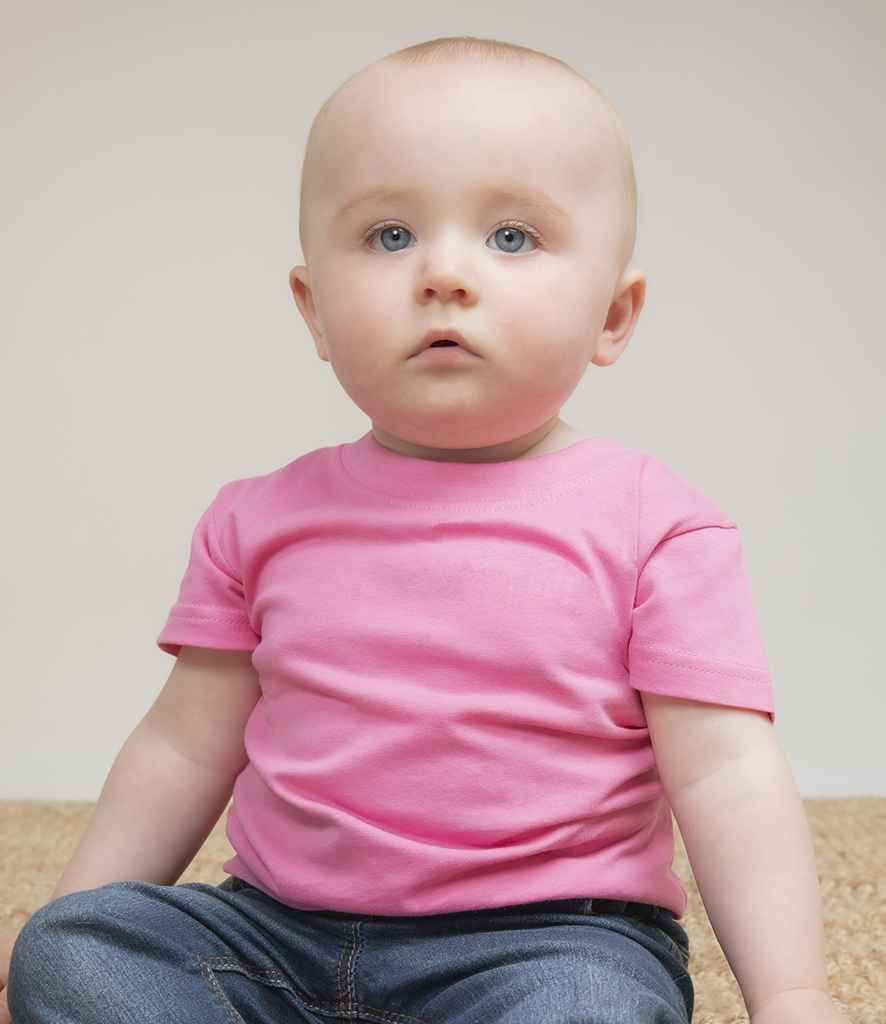 Larkwood Baby/Toddler Organic T-Shirt - Bright Pink