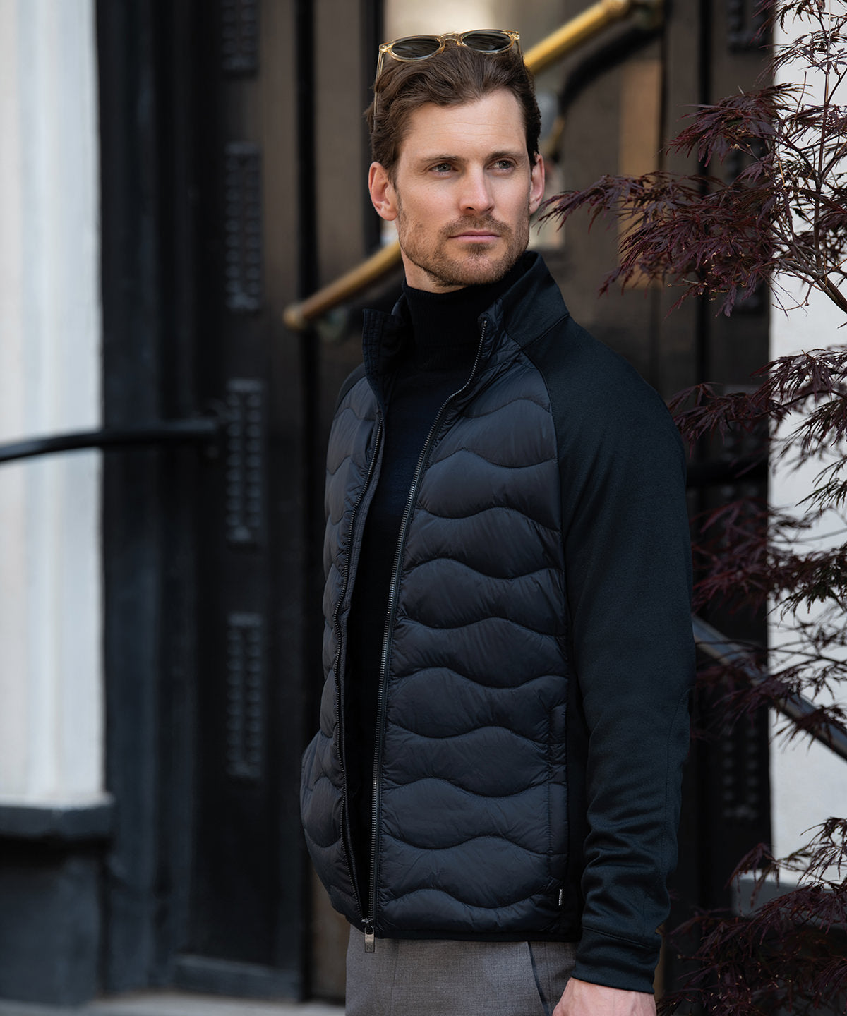 Nimbus Stillwater – premium hybrid down jacket Black