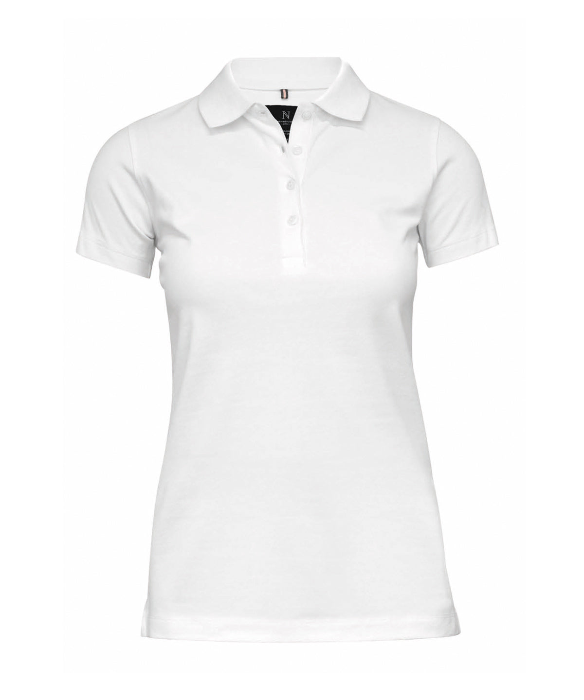 Nimbus Women’s Harvard classic – stretch deluxe polo White