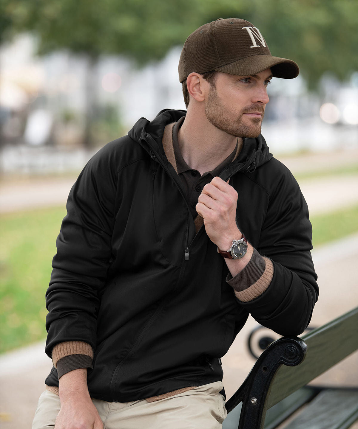 Nimbus Fargo – functional hooded softshell Black