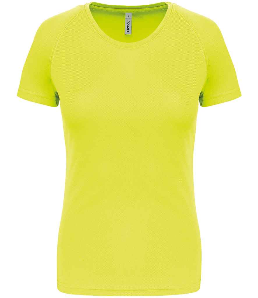 Proact Ladies Performance T-Shirt - Fluorescent Yellow