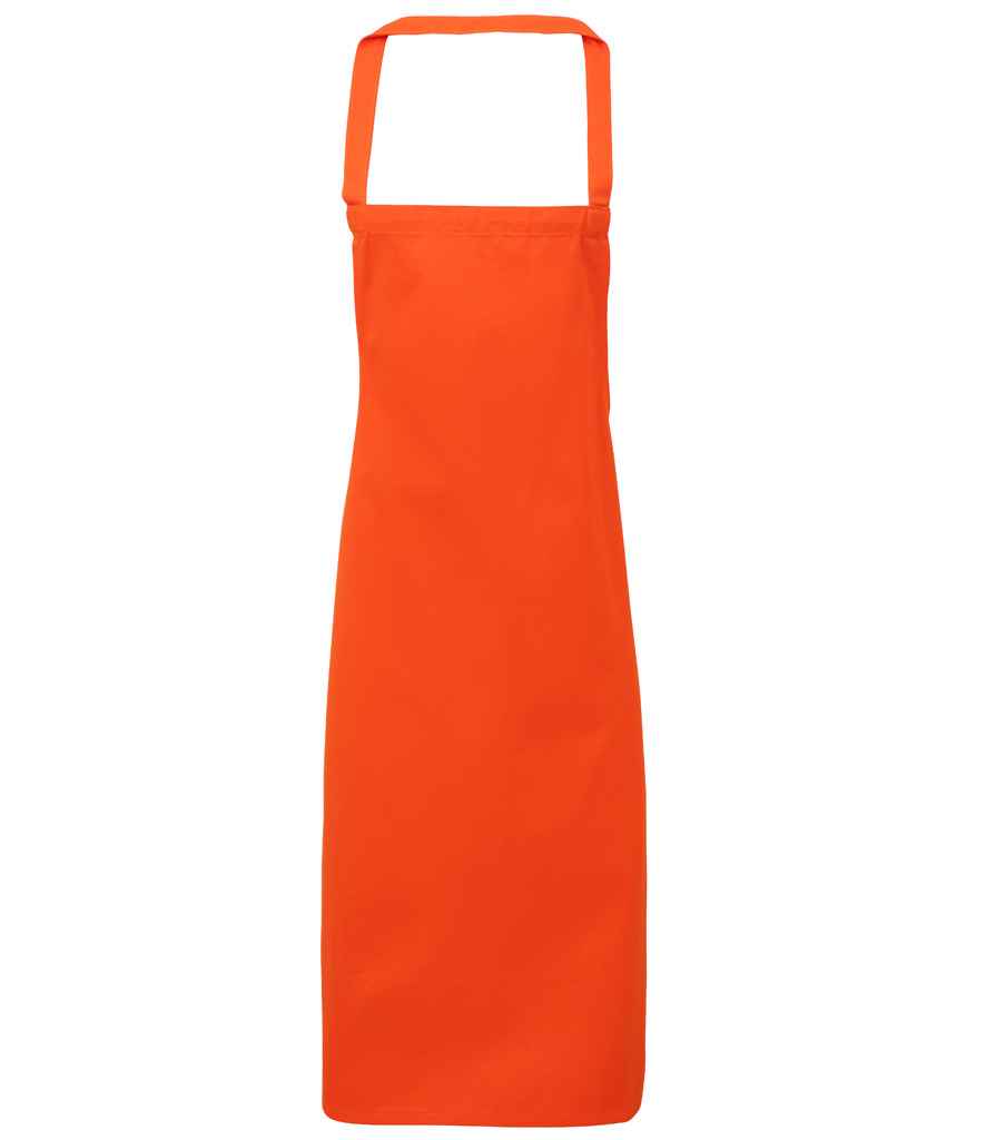 Premier Premier Organic Cotton Bib Apron Orange