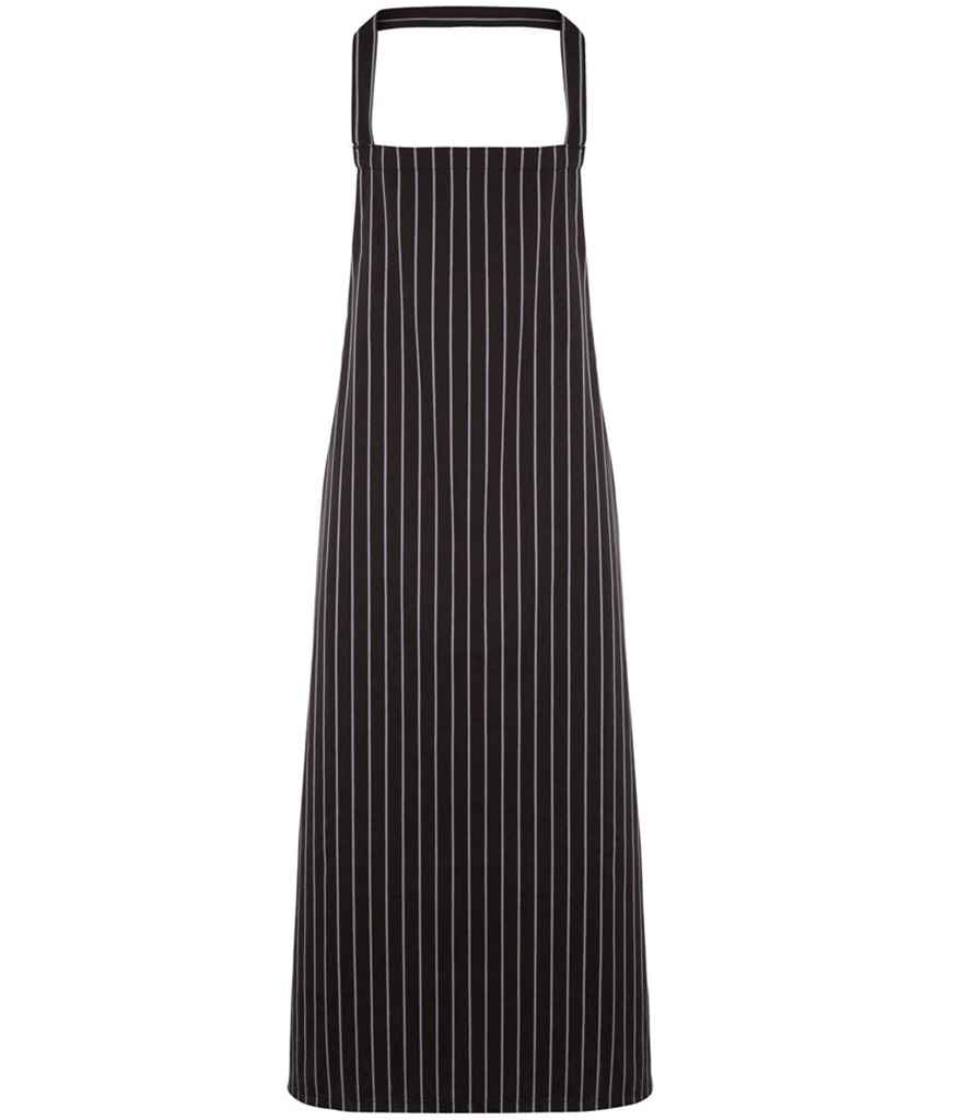 Premier Premier Stripe Apron Black/Grey