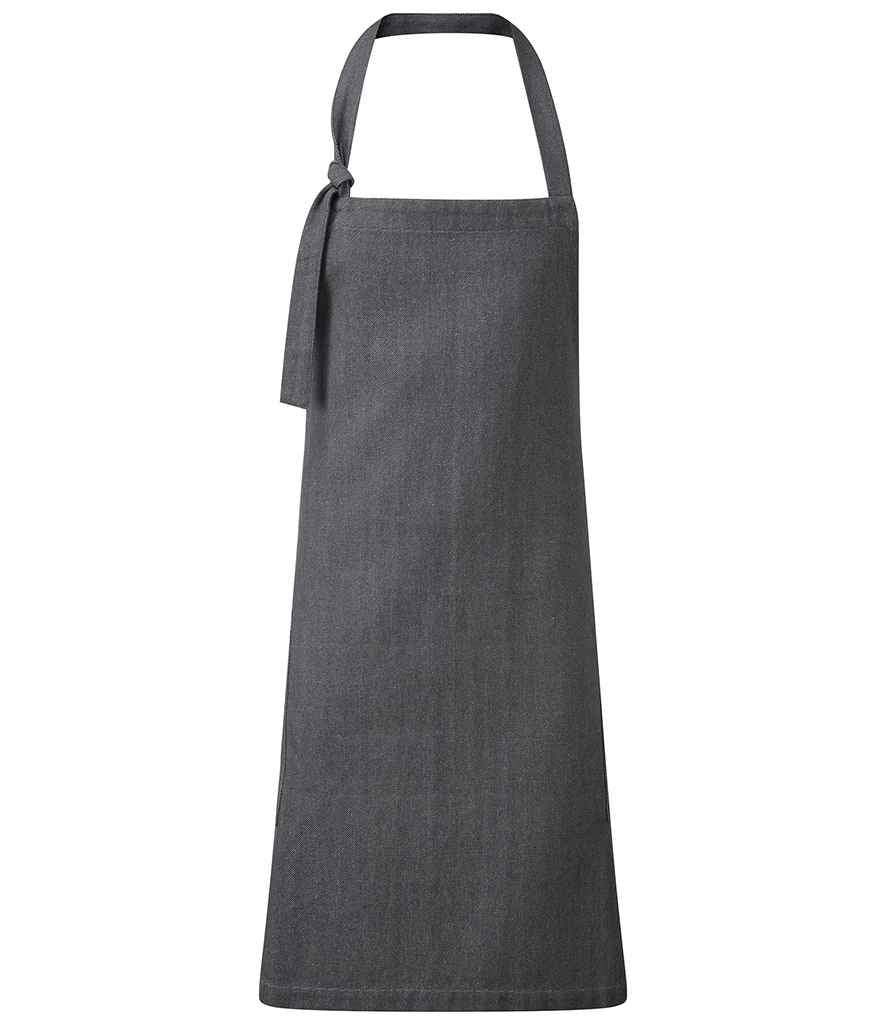 Premier Premier Regenerate Bib Apron Grey Denim