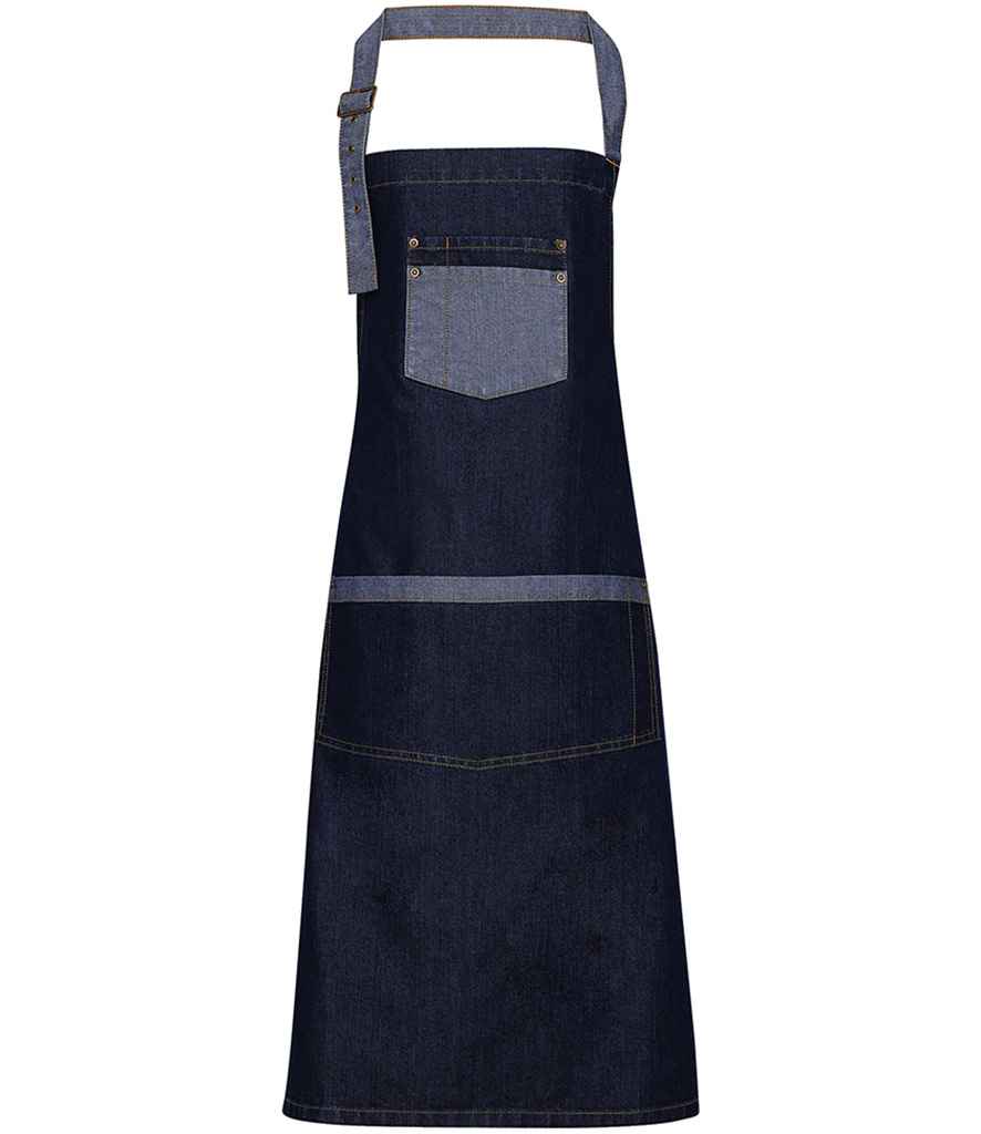 Premier Premier Domain Bib Apron Indigo Denim