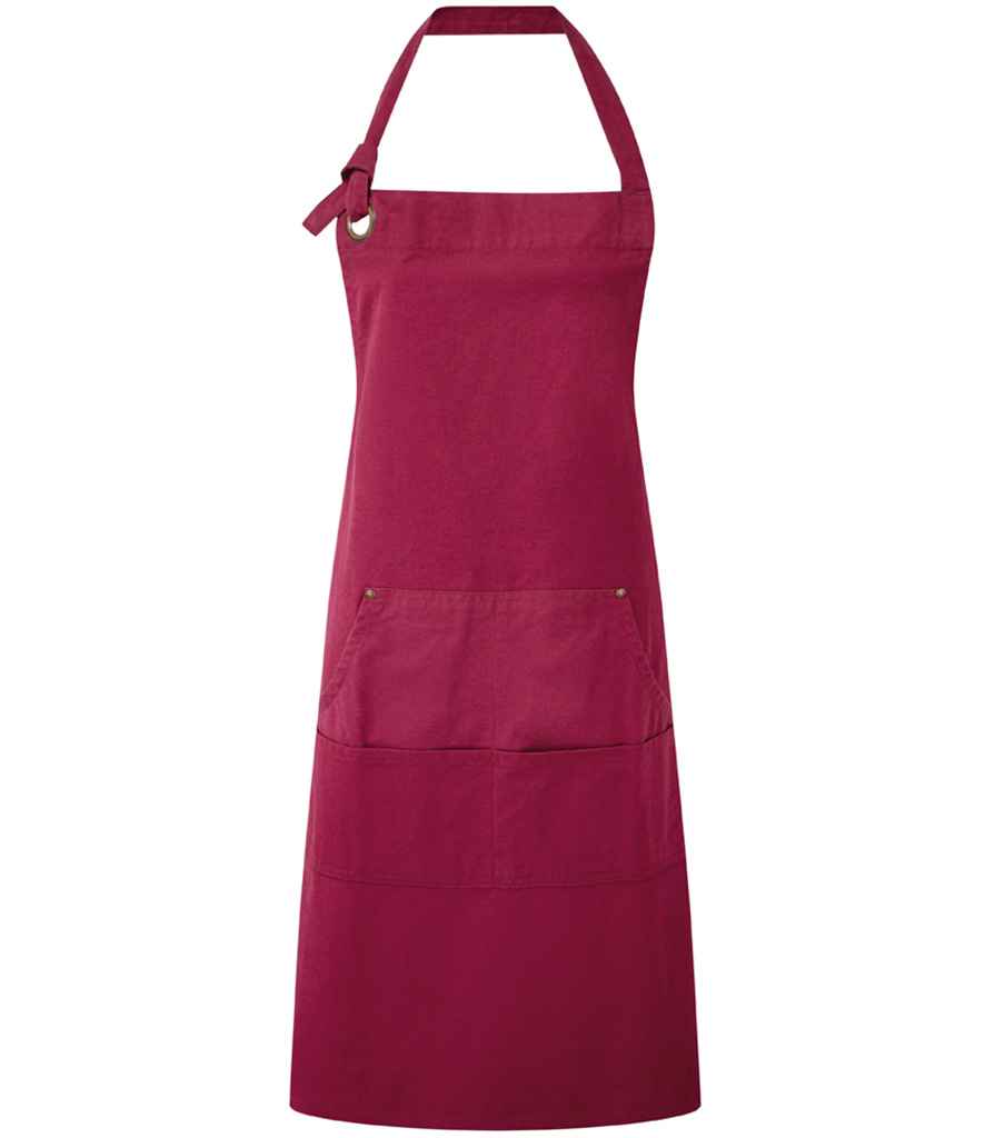 Premier Premier Calibre Heavy Canvas Pocket Apron Burgundy