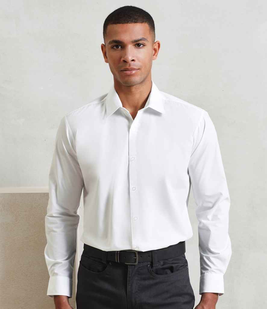 Premier Premier Supreme Long Sleeve Poplin Shirt White