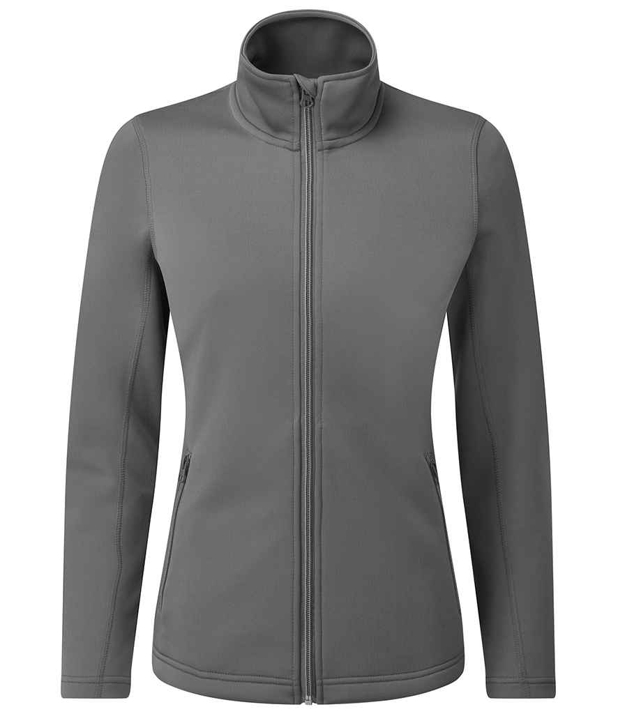 Premier Premier Ladies Spun Dyed Recycled Zip Through Sweat Jacket Dark Grey