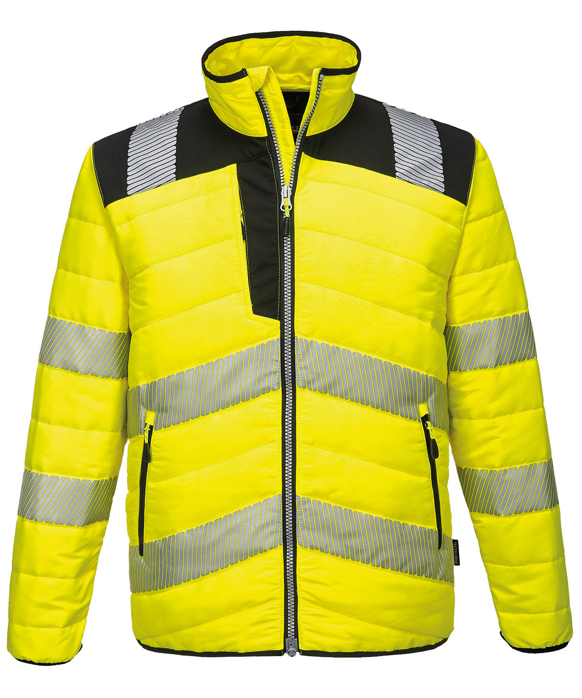 Portwest PW3 Hi-vis baffle jacket (PW371) Yellow/Black