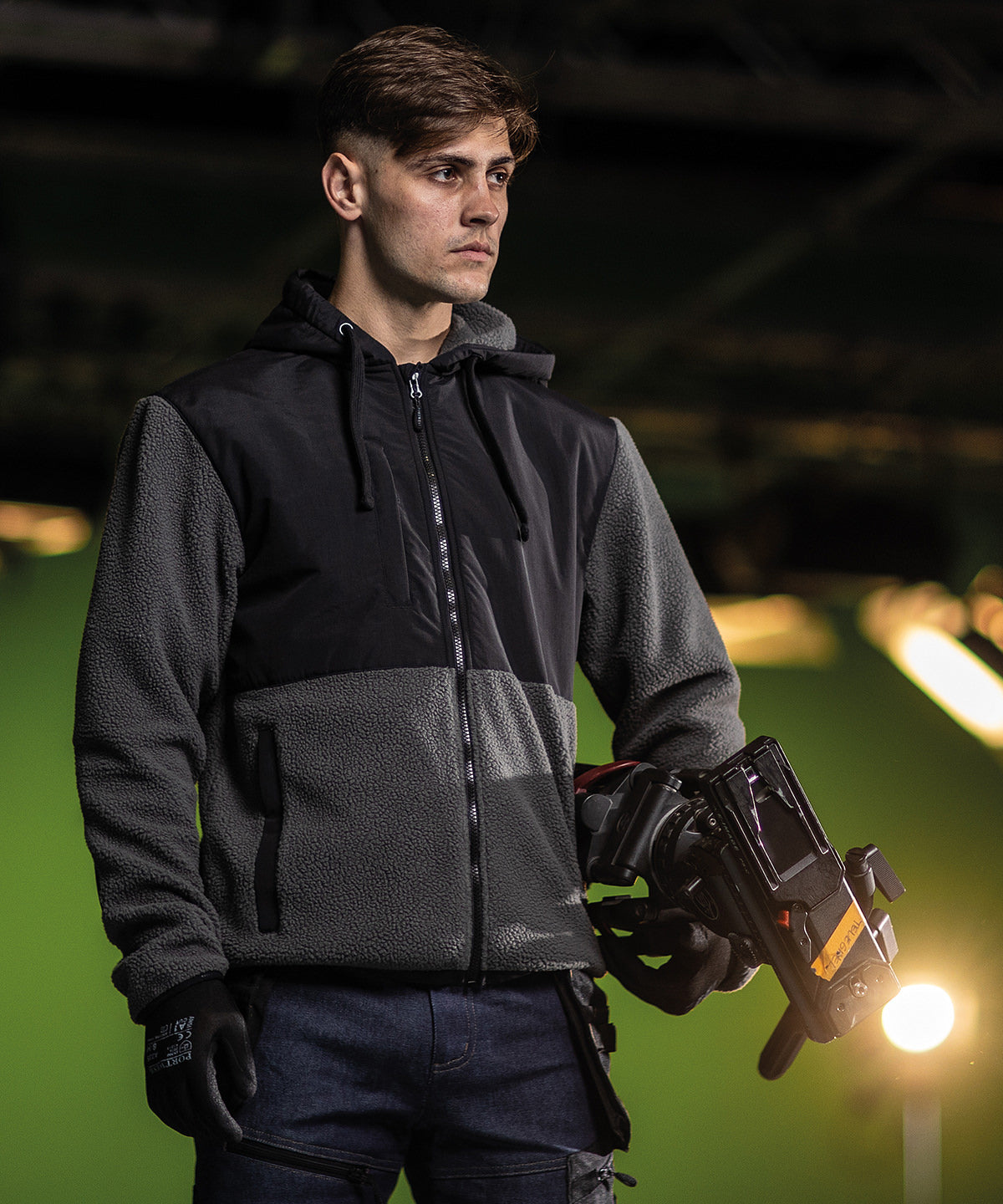 Portwest KX3 Borg fleece (KX371) Black/Grey