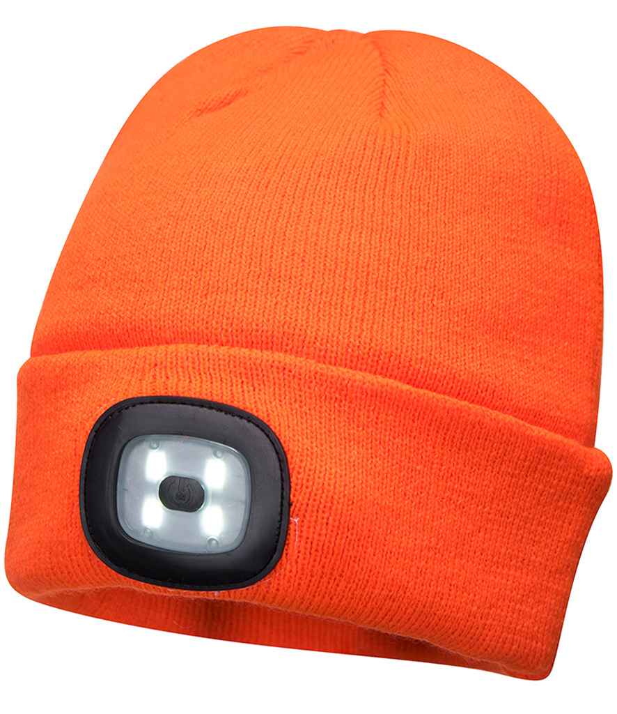 Portwest Portwest LED Head Light Beanie Orange