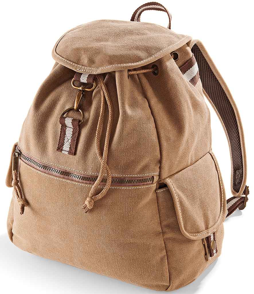 Quadra Quadra Vintage Canvas Backpack Sahara
