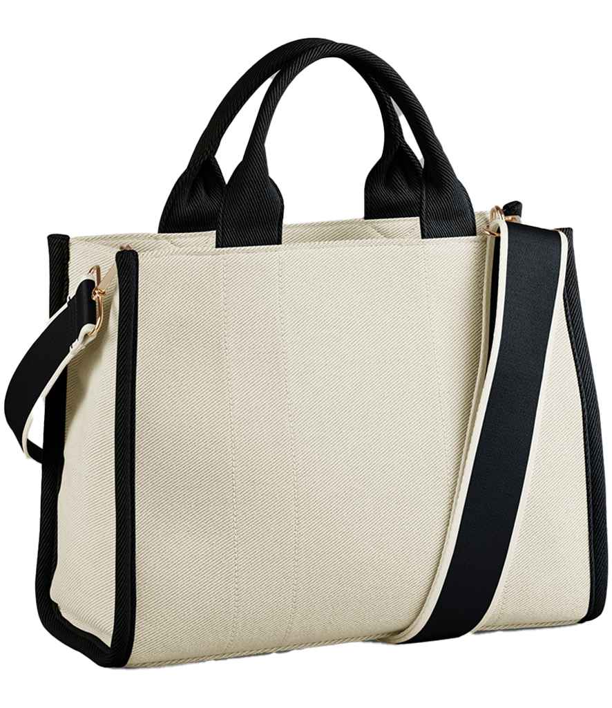 Quadra Quadra Puerto Medium Tote Bag Natural/Black