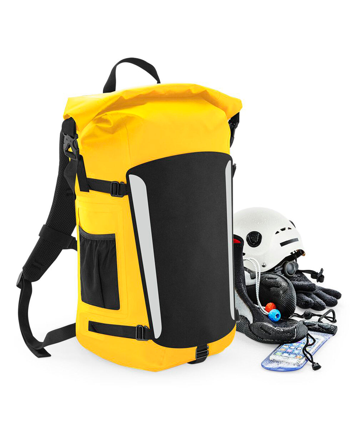 Quadra SLX® 25 litre waterproof backpack Black/Black