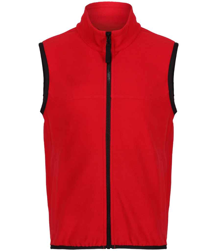 Regatta Professional Regatta Kids Micro Fleece Bodywarmer Classic Red/Black