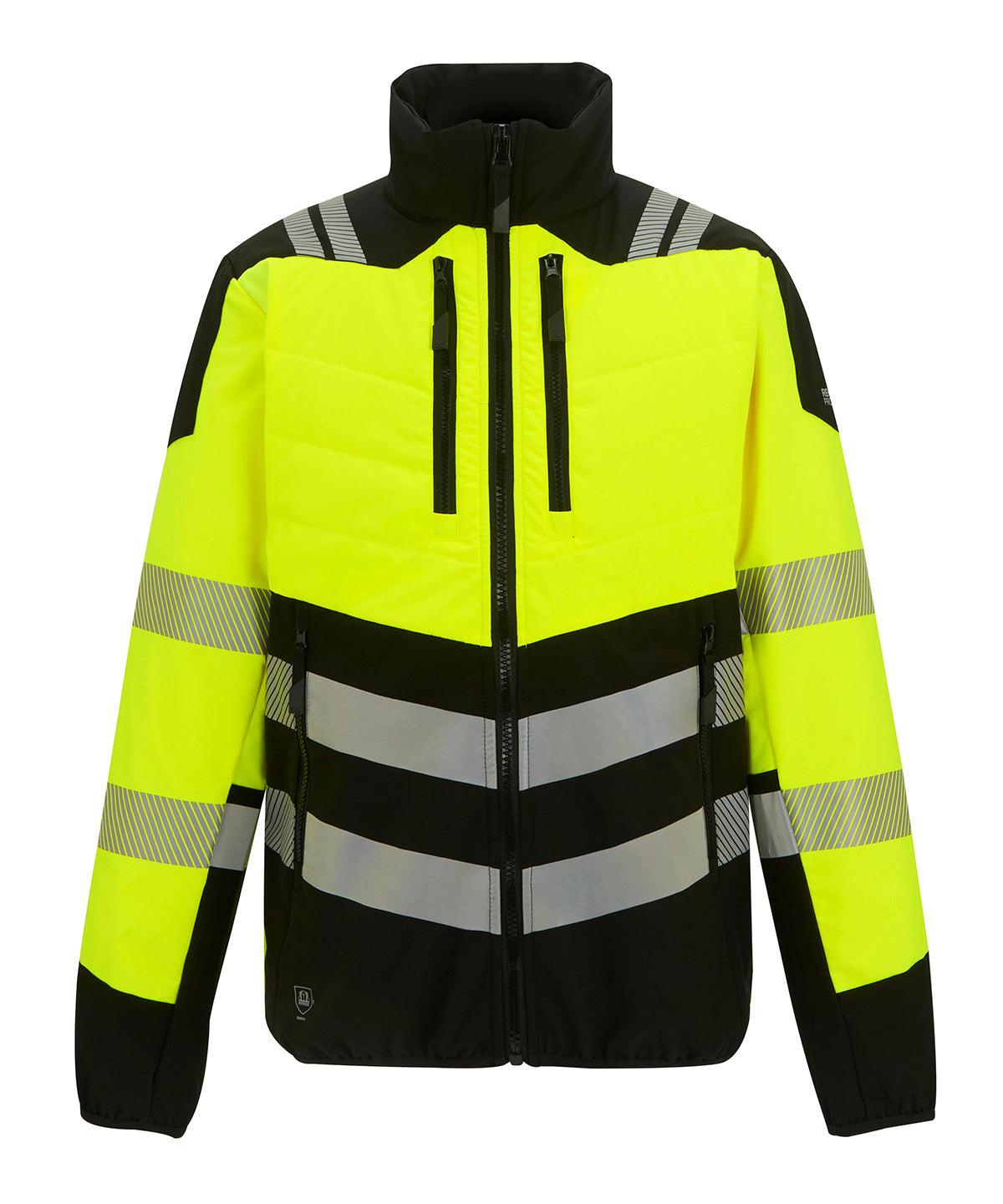Regatta High Visibility Hi-vis X-pro hybrid jacket (Class 2) Black/Yellow
