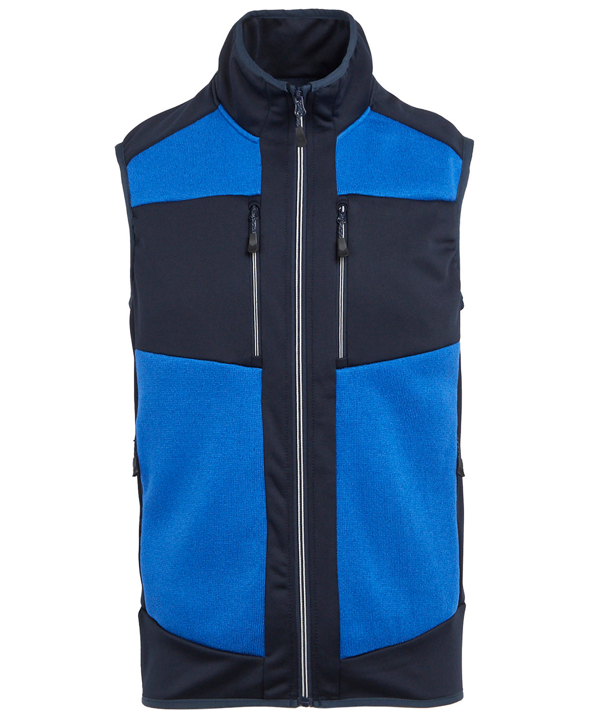 Regatta Professional E-Volve unisex knit-effect stretch bodywarmer Strong Blue/Navy