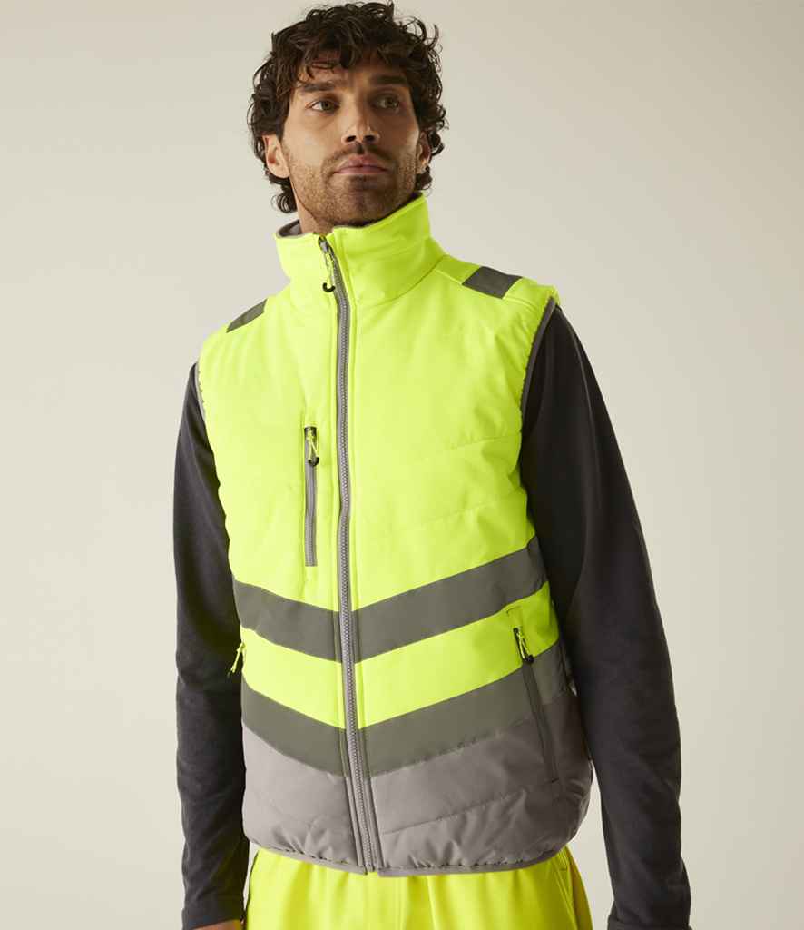 Regatta High Visibility Two Tone Thermal Baffle Bodywarmer