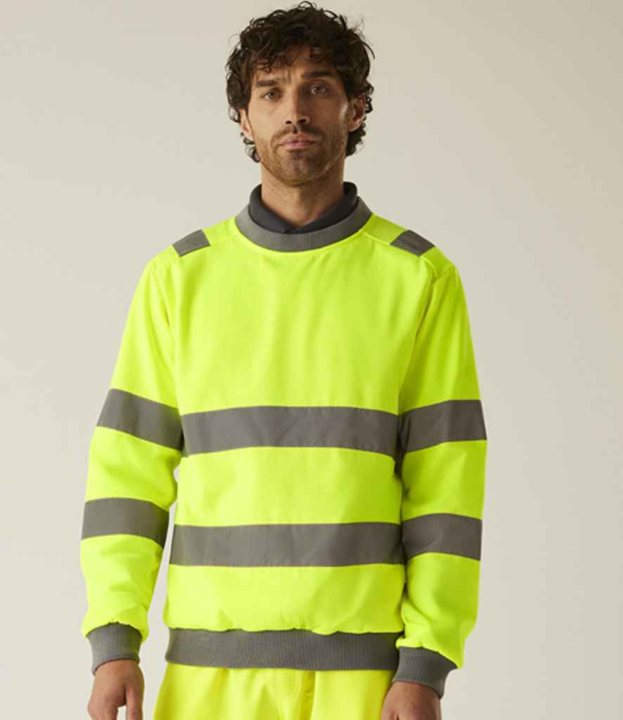 Regatta High Visibility Pro Contract Crew Neck Sweatshirt