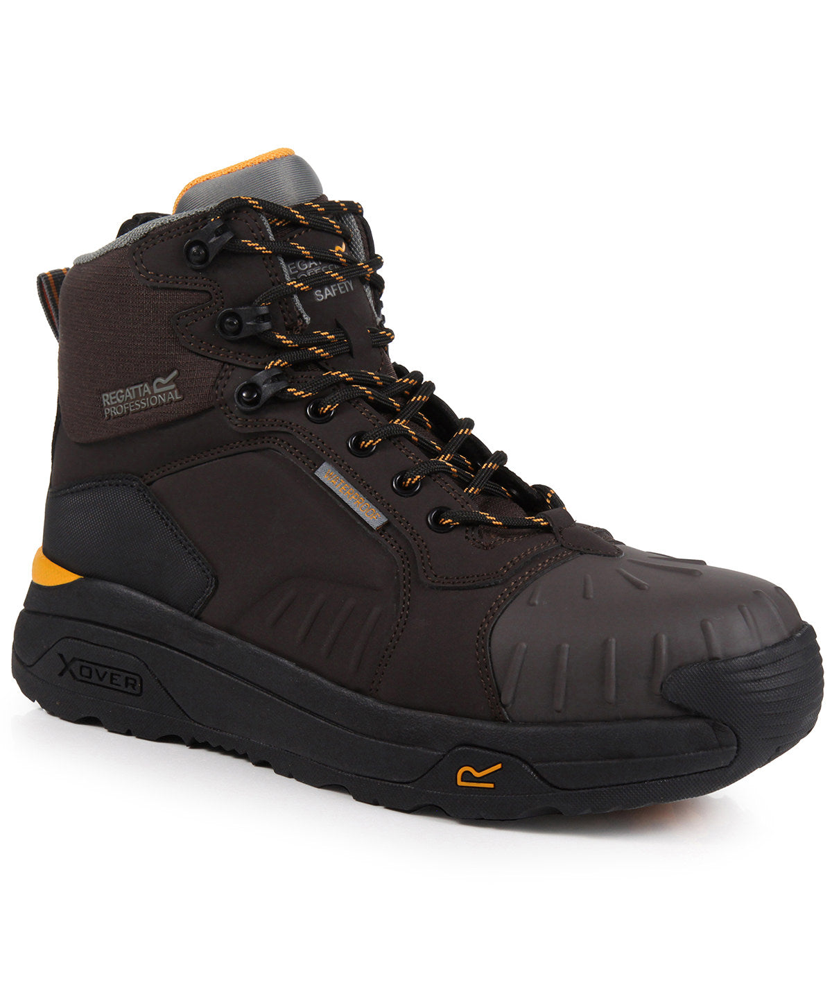 Regatta Safety Footwear Exofort S3 X-over waterproof insulated safety hikers Chestnut/Black
