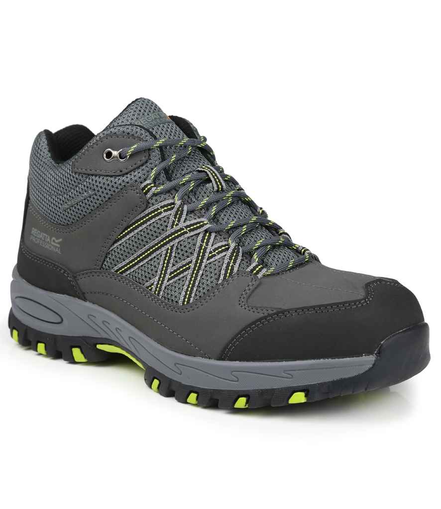 Regatta Safety Footwear Regatta Safety Footwear Sandstone SB Safety Hikers Briar/Lime Punch