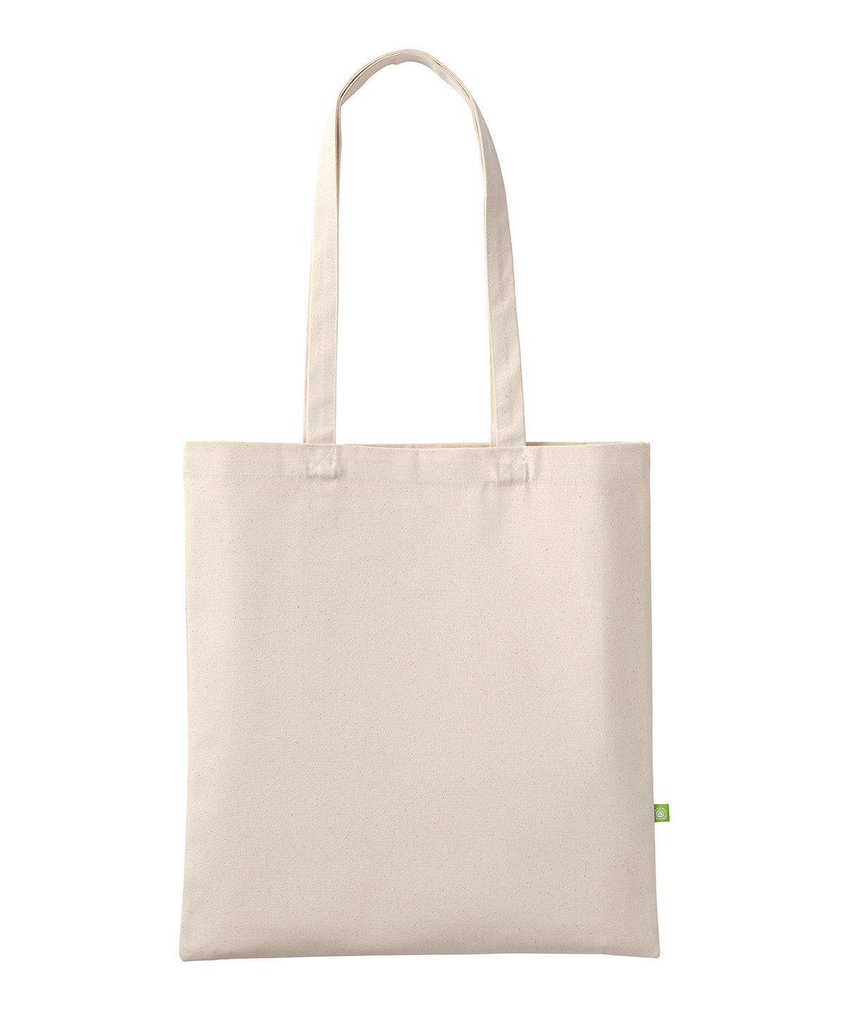 Nutshell Premium organic canvas shopper long handle Natural