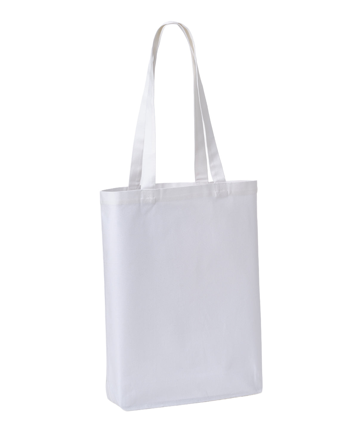 Nutshell Recycled premium canvas ‘flat base’ shopper White